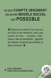 Capa do artigo Ce Qui Compte Vraiment : Un Autre Modèle Social Est Possible