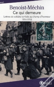 Capa do artigo Ce Qui Demeure ; Lettres De Soldats Tombes Au Champ D