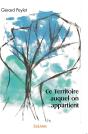 Ce Territoire Auquel On Appartient - Preview