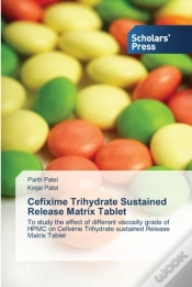 Capa do artigo Cefixime Trihydrate Sustained Release Ma