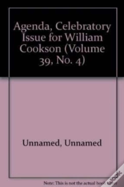 Capa do artigo Celebratory Issue For William Cookson