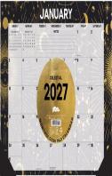 Celestial 2027 17" X 12" Monthly Deskpad