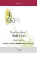 Celiacbase. Tabla De Composición De Productos Sin Gluten