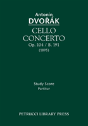 Cello Concerto, Op. 104 / B. 191: Study Score - Preview