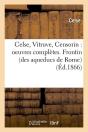 Celse Vitruve Censorin Frontin Edition 1866 - Preview