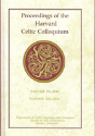 Celtic Colloquium 20 And 21, 2000 And 2001 - Preview