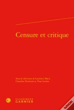 Capa do artigo Censure Et Critique