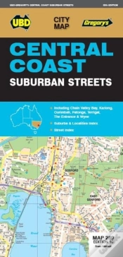 Capa do artigo Central Coast Suburban Streets Map 289 16th Ed