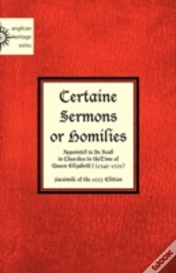 Capa do artigo Certaine  Sermons  Or Homilies  Appointe