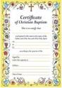 Certificate Of Baptism New B201 Pk - Preview