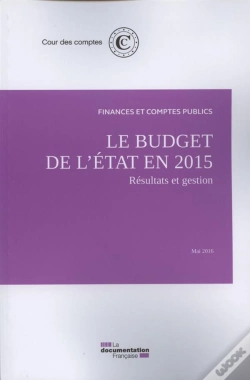 Capa do artigo Certification Des Comptes De L'Etat ; Exercice 2015, Mai-16
