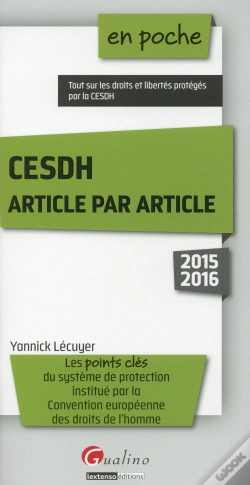 Capa do artigo Cesdh Article Par Article 2015-2016