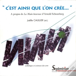 Capa do artigo C'Est Ainsi Que L'On Crée..