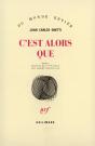 C'Est Alors Que - Preview