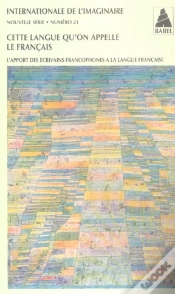 Capa do artigo Cette Langue Qu