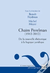 Capa do artigo Chaïm Perelman ; De La Nouvelle Rhétorique À La Logique Juridique