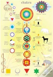 Capa do artigo Chakras Fond Jaune - Poster Plastifie