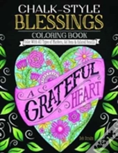 Chalk-Style Blessings Coloring Book