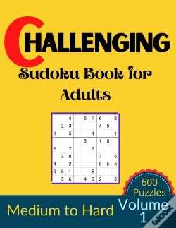 Capa do artigo Challenging Sudoku Book For Adults Volume 1