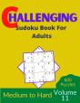 Challenging Sudoku Book For Adults Volume 11 - Preview