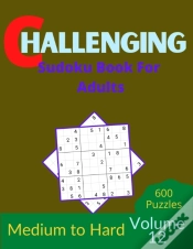 Capa do artigo Challenging Sudoku Book For Adults Volume 12