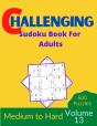 Challenging Sudoku Book For Adults Volume 13 - Preview