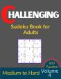 Challenging Sudoku Book For Adults Volume 4 - Preview