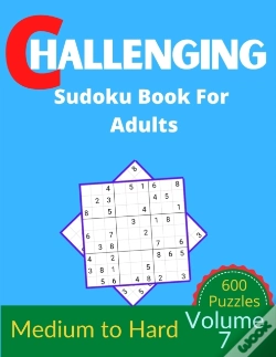 Capa do artigo Challenging Sudoku Book For Adults Volume 7