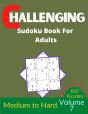 Challenging Sudoku Book For Adults Volume 7 - Preview