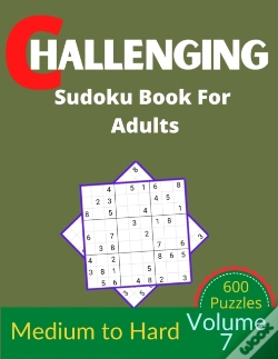 Capa do artigo Challenging Sudoku Book For Adults Volume 7