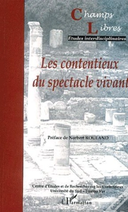 Capa do artigo Champs Libres T.4 ; Les Contentieux Du Spectacle Vivant