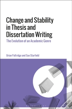 Capa do artigo Change And Stability In Thesis And Dissertation Writing