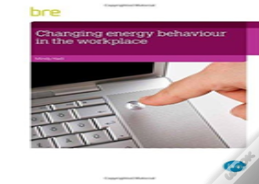 Changing Energy Behaviour In The Workplace