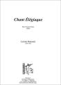 Chant Elegiaque Pour Violon Et Piano - Preview