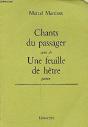 Chants Du Passager. Une Feuille De Hêtre - Preview