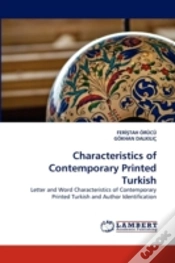 Capa do artigo Characteristics Of Contemporary Printed Turkish