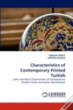 Capa do artigo Characteristics Of Contemporary Printed Turkish