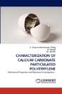 Characterization Of Calcium Carbonate Particulated Polyethylene - Preview
