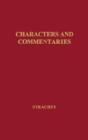 Characters And Commentaries - Preview