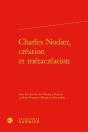 Charles Nodier, Création Et Métacréation - Preview