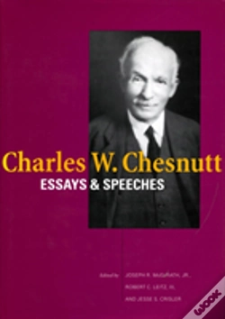 Capa do artigo Charles W. Chesnutt: Essays And Speeches