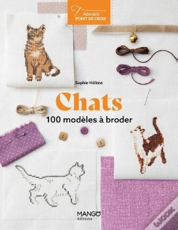 Capa do artigo Chats : 100 Modèles À Broder