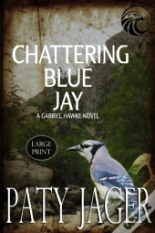 Chattering Blue Jay Large Print