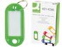 Chaveiro porta-etiquetas q-connect verde caixa 100 unidades - Preview