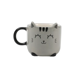 Capa do artigo Chávena De Café I-Total Gato Cinza (2 Un) Xl2520C