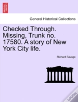 Capa do artigo Checked Through. Missing, Trunk No. 1758