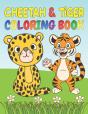 Cheetah & Tiger Coloring Book - Preview