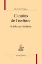 Chemins De L'Écriture - Preview