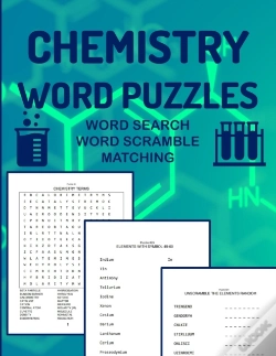 Capa do artigo Chemistry Word Puzzles Word Search Word Scramble Matching