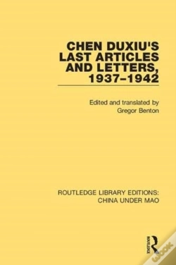 Capa do artigo Chen Duxiu'S Last Articles And Letters, 1937-1942